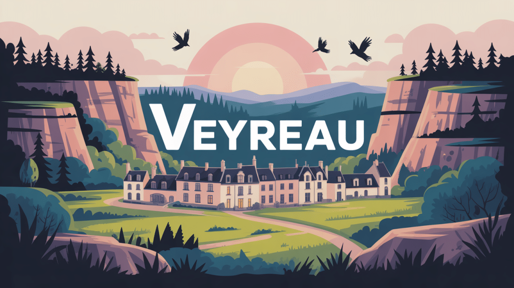 Illustration du village de Veyreau sur le Causse Noir