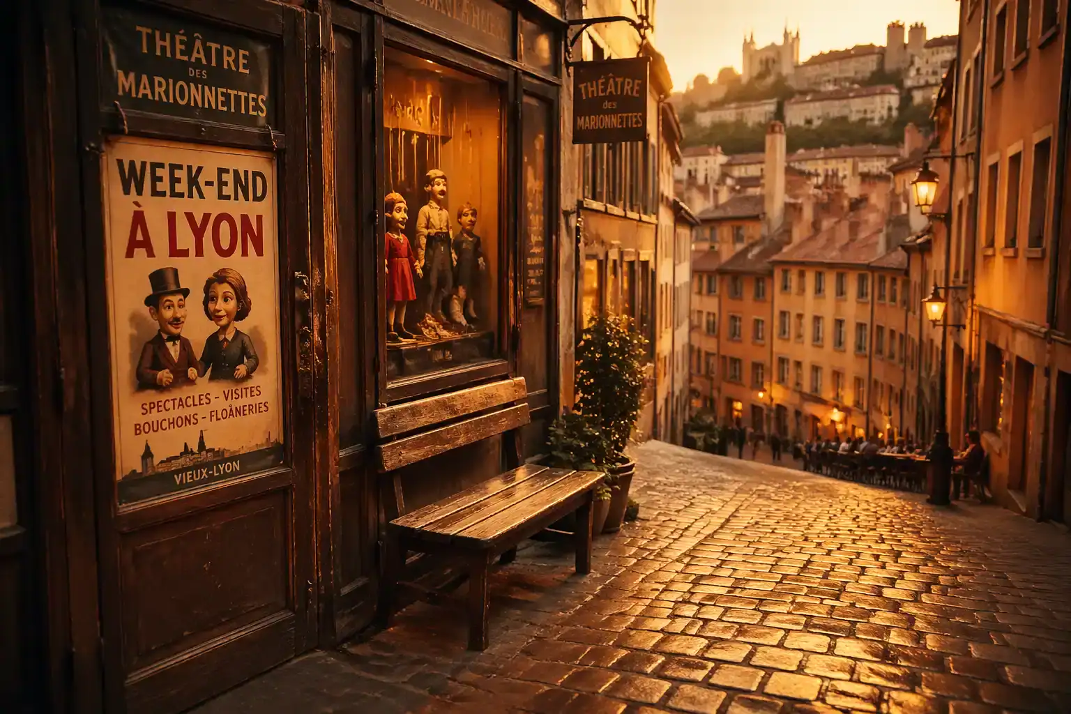 Que faire à Lyon ce weekend ruelle pavée Vieux-Lyon théâtre