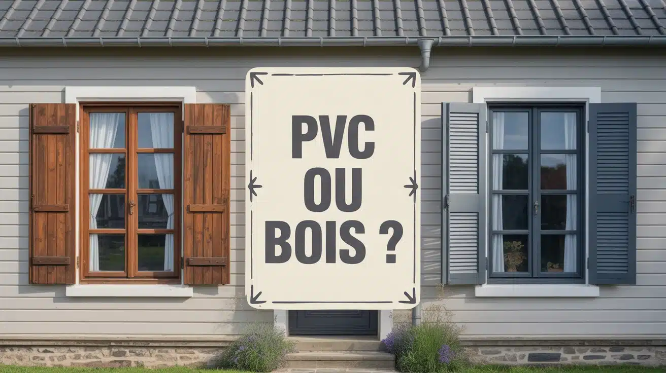 pvc ou bois pour les fenetres, illustration comparatif
