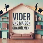 vider une maison gratuitement, illustration coupe maison
