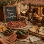 Bar a tapas assiettes tapas et boissons artisanales