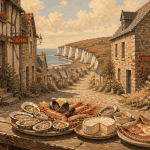 bretagne ou normandie table spécialités et paysages