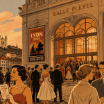 concert lyon 2025 devant salle emblématique ambiance vintage
