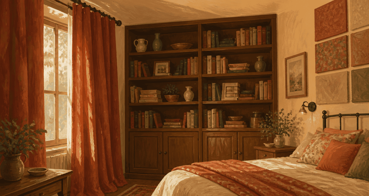 isolation phonique mur chambre sans travaux bibliothèque rideau feutre