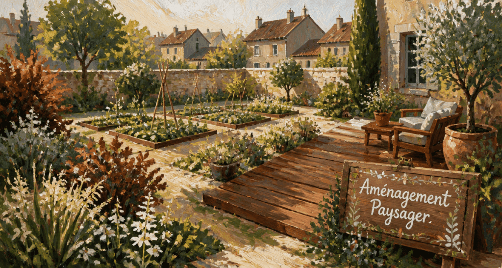 jardin comment faire vue création terrasse potager
