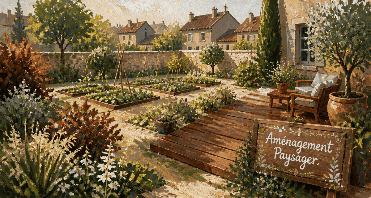 jardin comment faire vue création terrasse potager