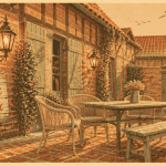 Salon de jardin qui peut rester dehors l'hiver en hiver sur une terrasse