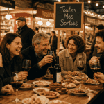 Toutes mes sorties Bordeaux groupe amis marché couvert