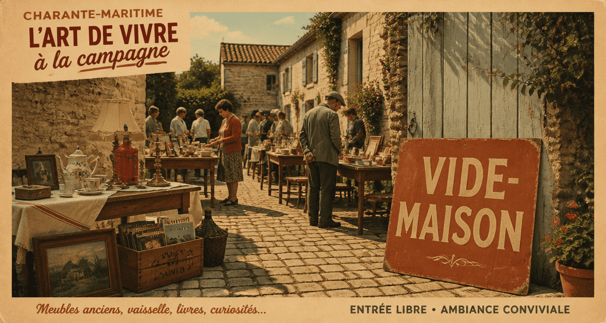 vide maison 17 charente-maritime tables objets
