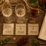Vin le moins calorique trois verres calories