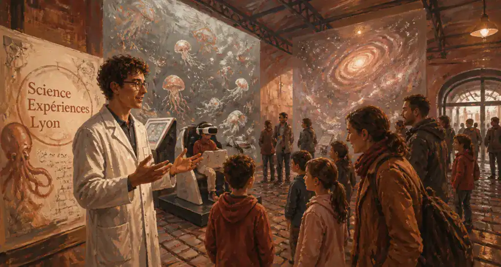 avis sur science expériences lyon salle immersive enfants