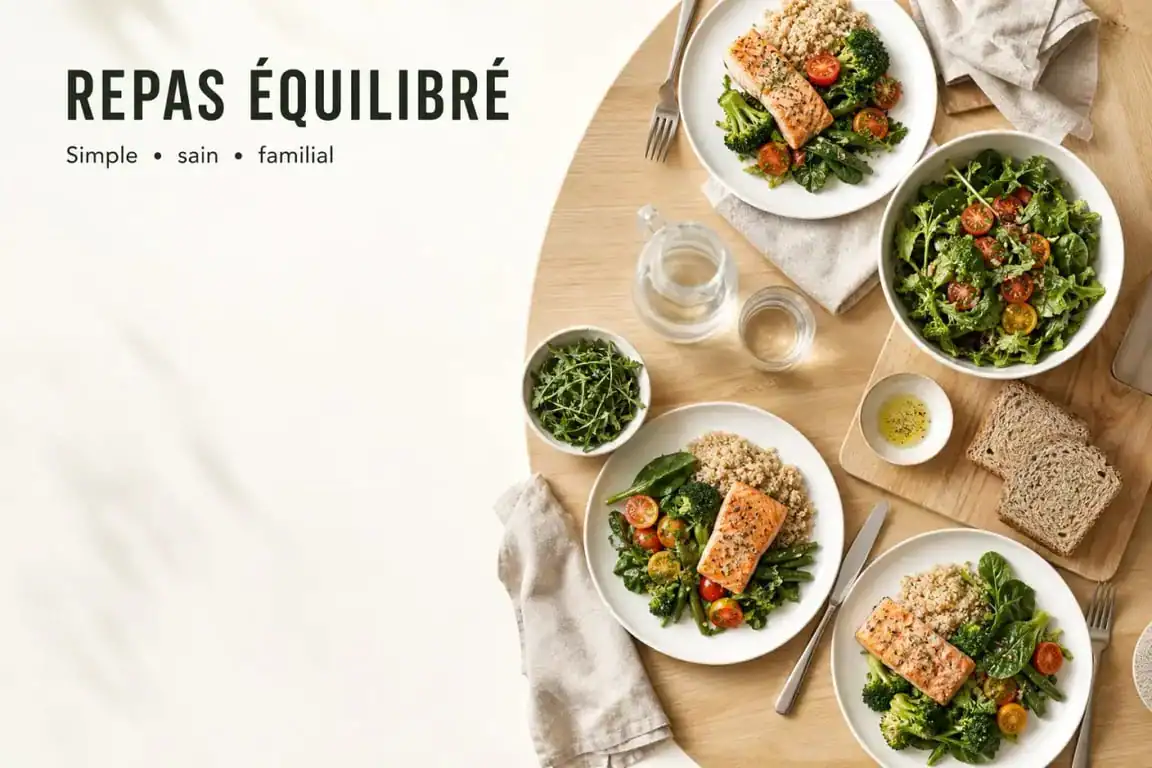Menu famille semaine : repas équilibré et organisé pour toute la famille
