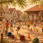 jeux extérieur animation enfants parc