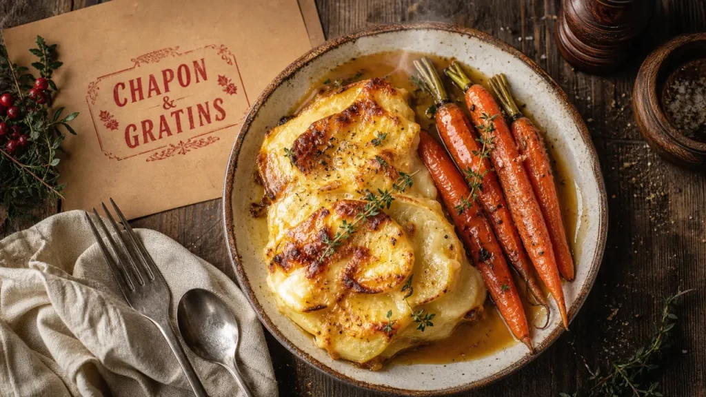 Quel accompagnement pour un chapon farci ? Pommes de terre, légumes d’hiver et sauces légères