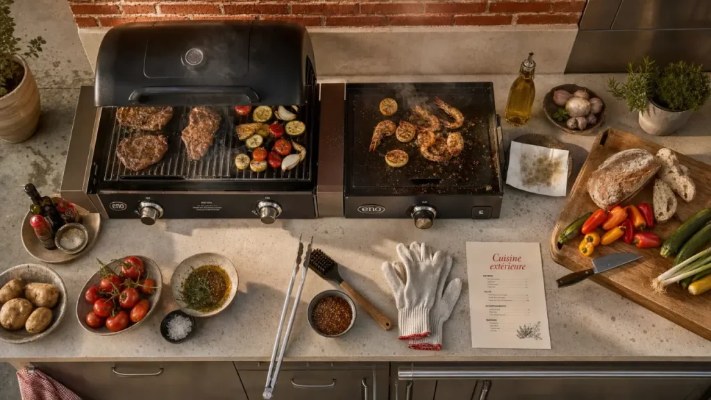 Barbecue gaz, charbon ou électrique : quelle configuration choisir pour une cuisine extérieure ?