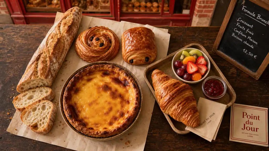 Boulangerie henri gay à Lyon : brunch et viennoiseries