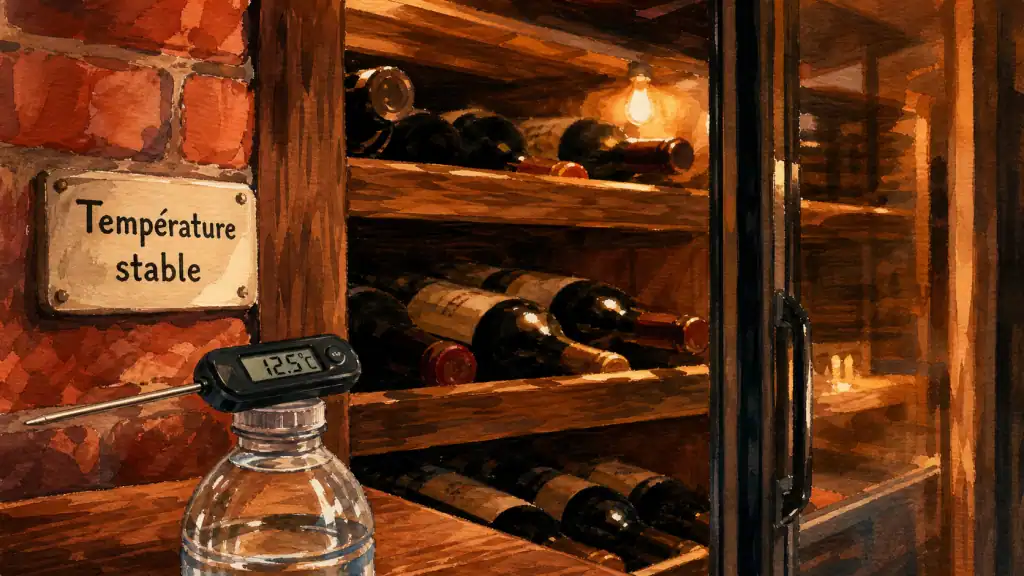 Cave à vin problème température : thermomètre et vérifications avant technicien