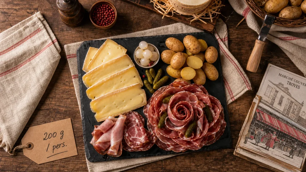 200 g de fromage a raclette par personne, idéal pour une soirée