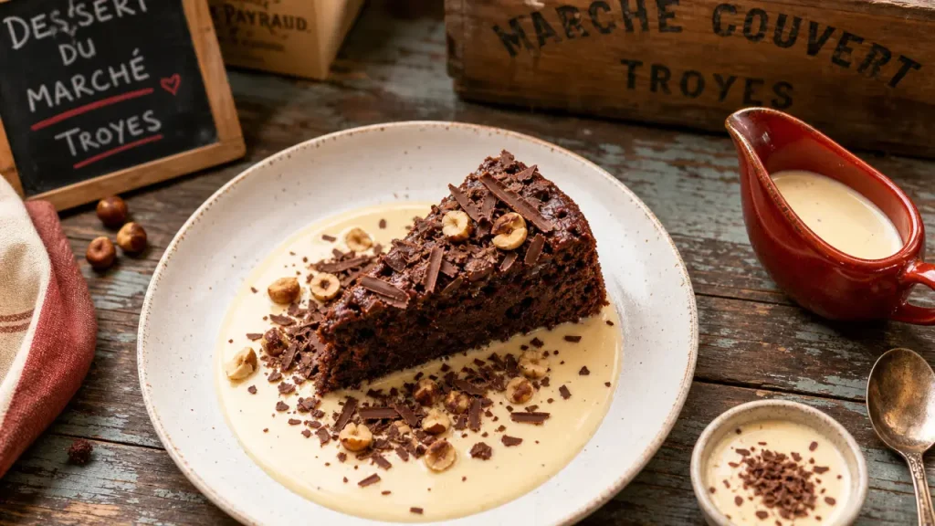 Gâteau pour accompagner une crème anglaise : moelleux chocolat