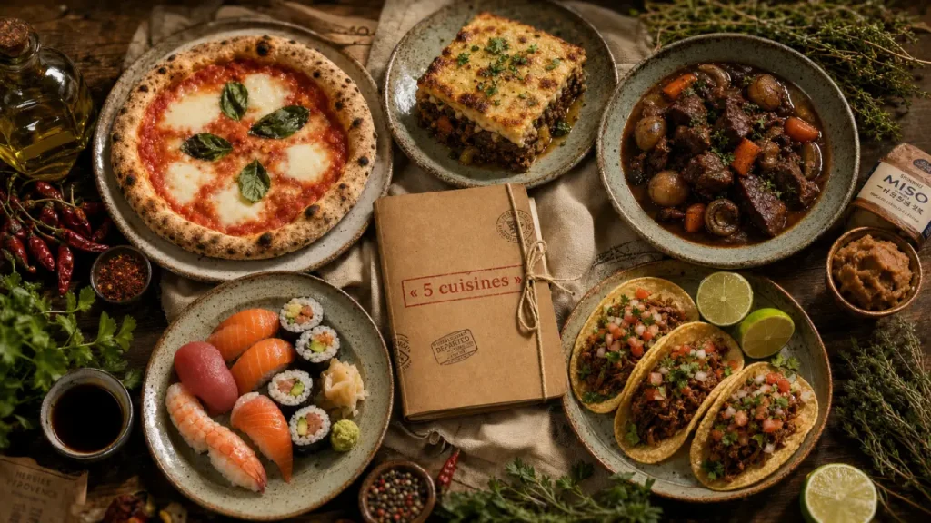 Italie, Grèce, France, Japon, Mexique : ce que révèlent les 5 grandes cuisines du monde