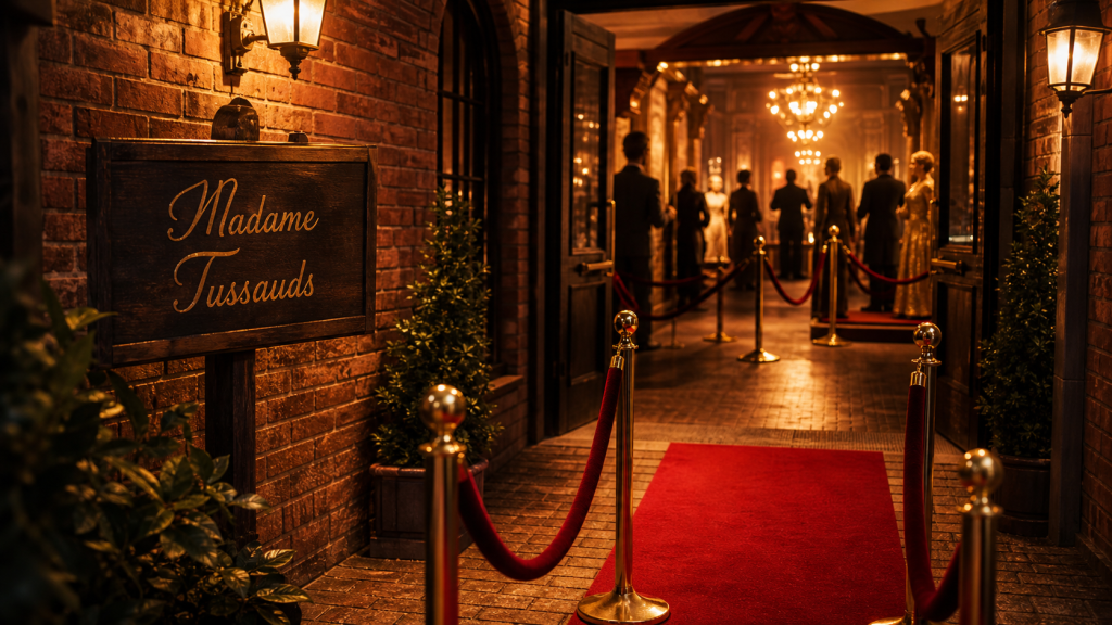 Entrée d’un londres musée cire à Madame Tussauds Londres