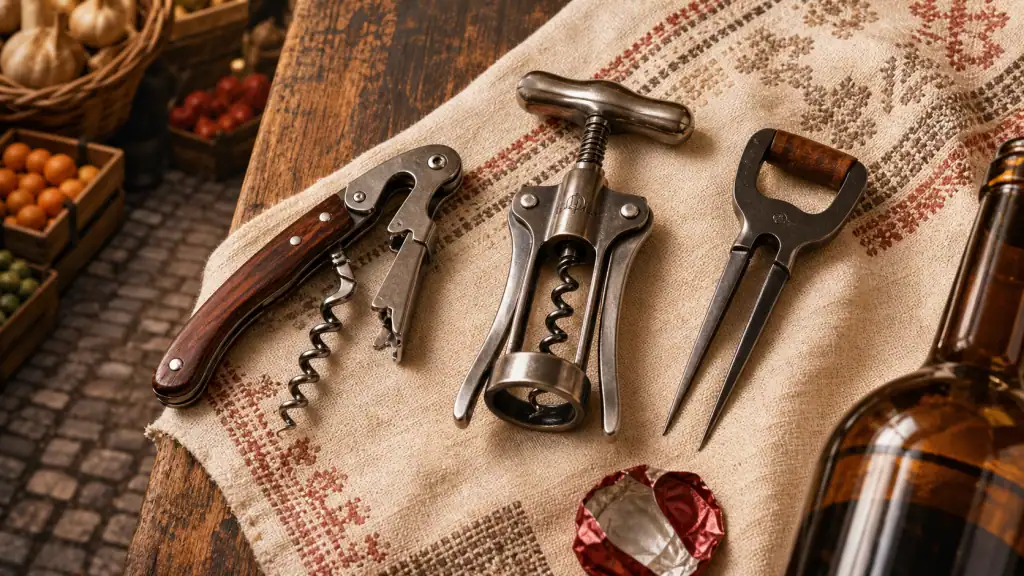 Tir bouchon sommelier, levier, électrique et bilame pour éviter le bouchon cassé