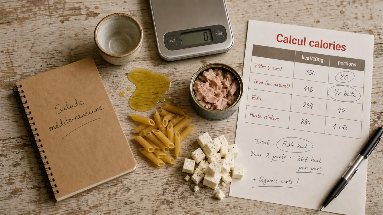 Calculer les calories d une recette : portions et ingrédients