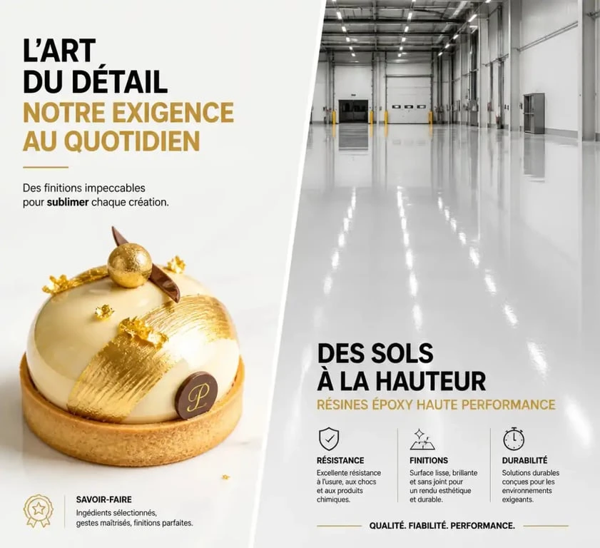 Comparaison entre la peinture alimentaire décorative pour pâtisserie et la peinture alimentaire industrielle pour sols