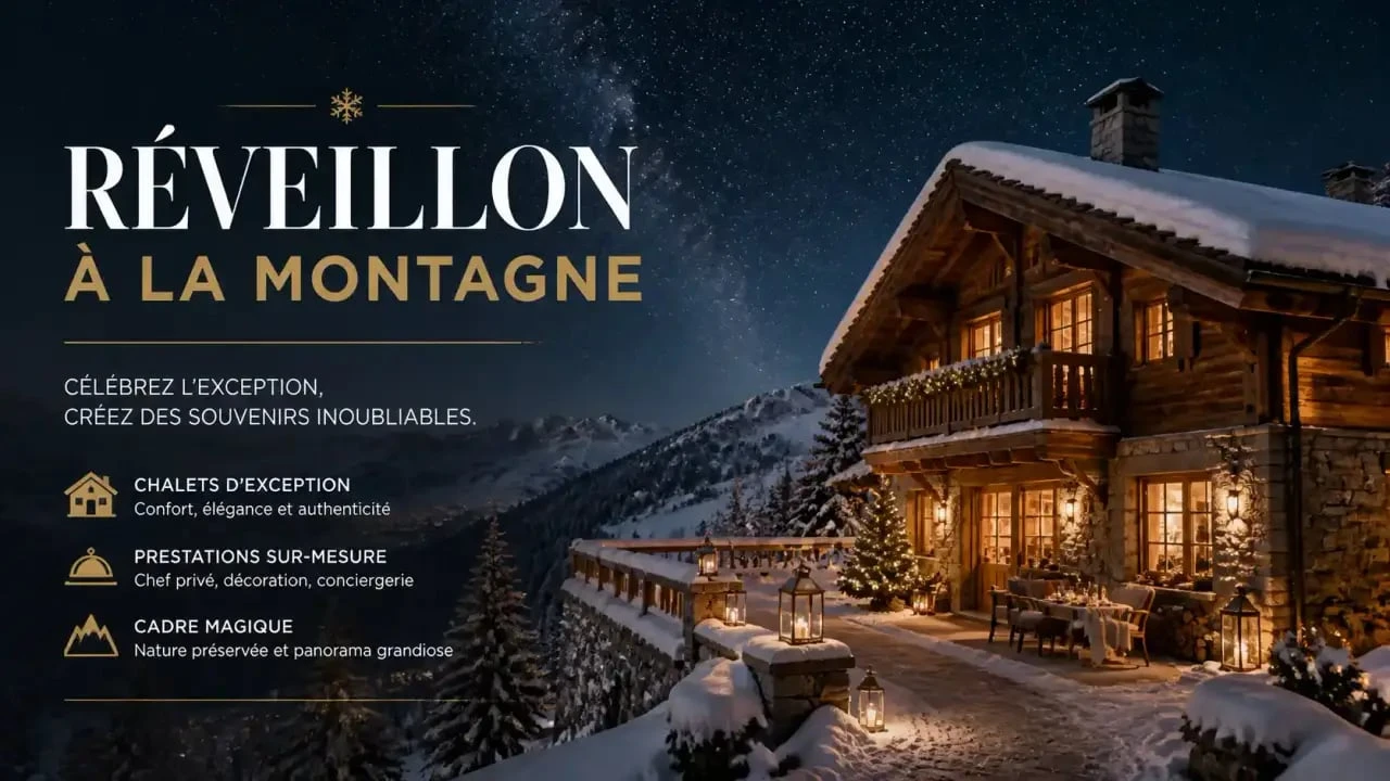 Chalet de montagne pour passer le nouvel an
