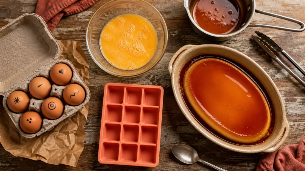Flan 8 œufs, quiche familiale et congélation : quoi faire avec beaucoup d’œufs