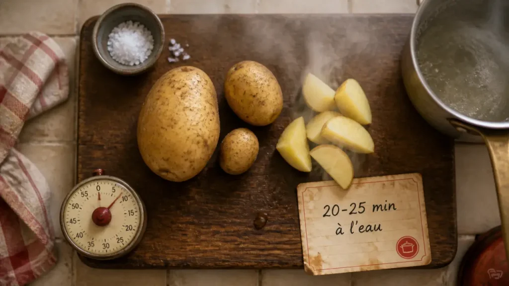 Combien de temps cuire des pommes de terre ? Eau, vapeur, four, poêle et micro-ondes