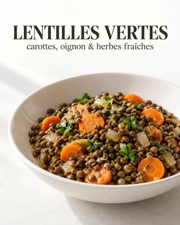 Lentilles au Cookeo cuisson réussie avec légumes, tendres mais encore entières