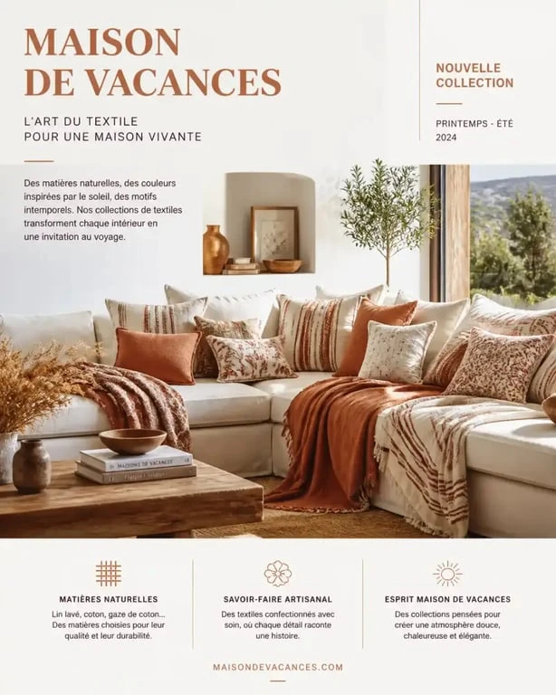 Inspiration décoration salon Maison de Vacances