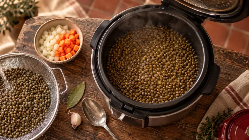 Cuisson des lentilles au Cookeo : 15 minutes pour les garder entières