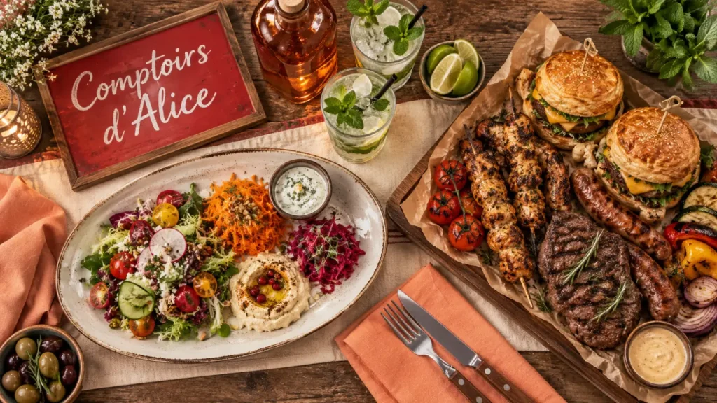 Les Comptoirs d’Alice près de Troyes : plats à volonté, horaires et formule Signature à 60,00 €