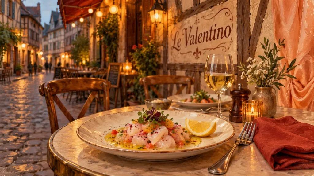 Restaurant Le Valentino à Troyes : une table intimiste, des plats de 25 à 50 €
