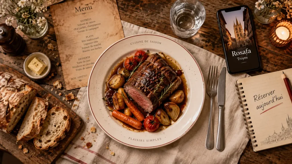 Restaurant Rosafa à Troyes : une cuisine conviviale, mais des horaires à vérifier